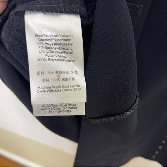 Donna Karan Mulberry Fields Studded Column Dress Zip Pockets 0 - Picture 5 of 6